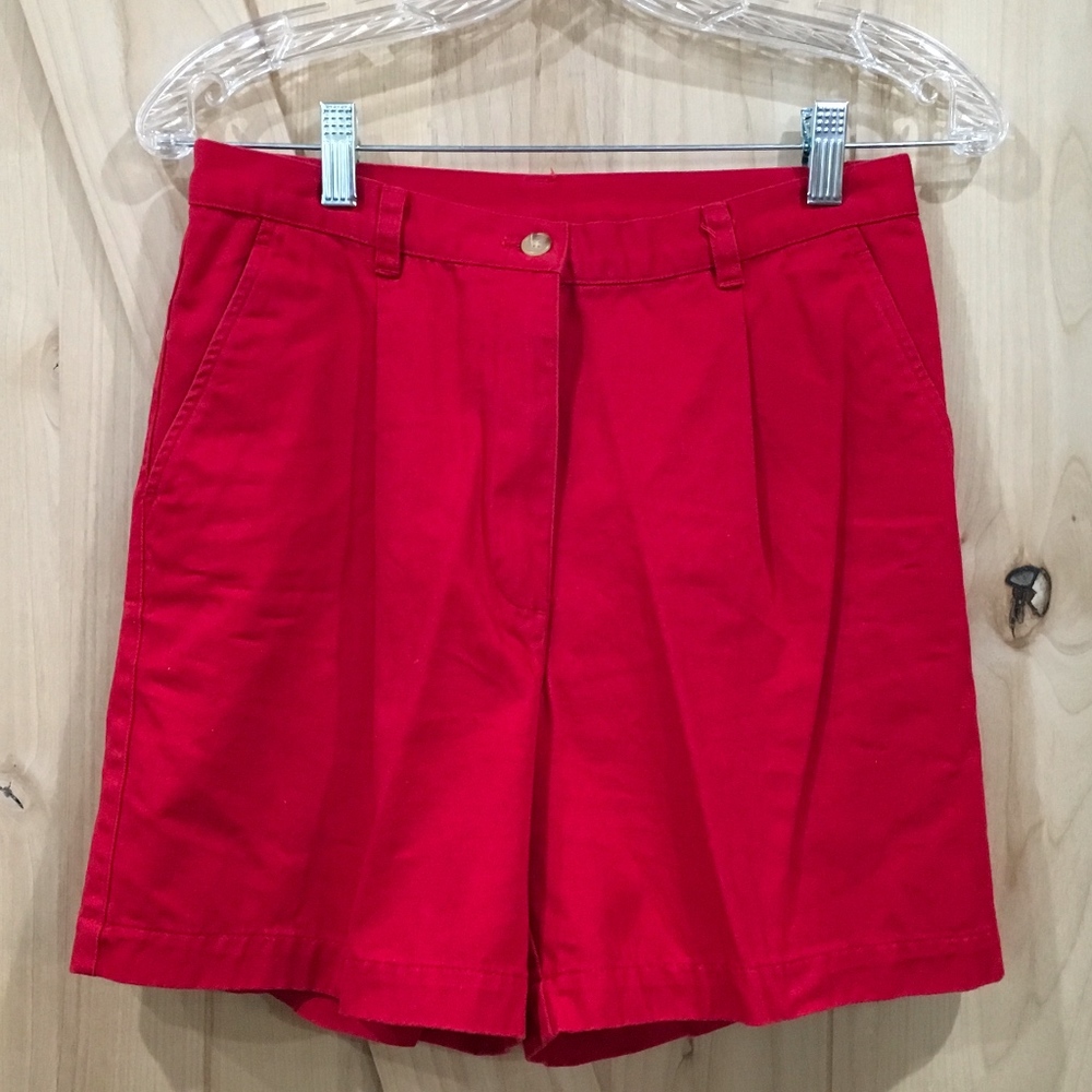 Ralph Lauren Red Shorts Petite